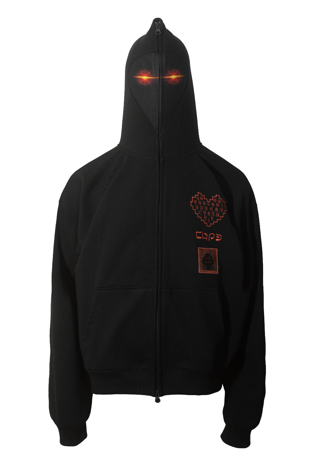 Cypherpunk Genesis Hood zip-up