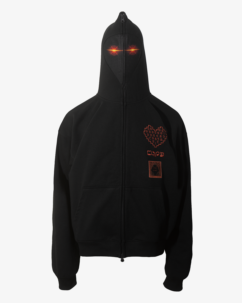 Cypherpunk Genesis Hood zip-up
