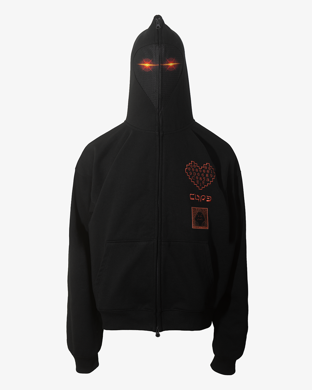 Cypherpunk Genesis Hood zip-up