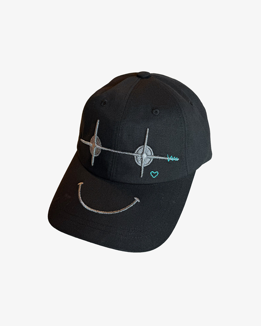 Laser Eye Cap - Black / Silver