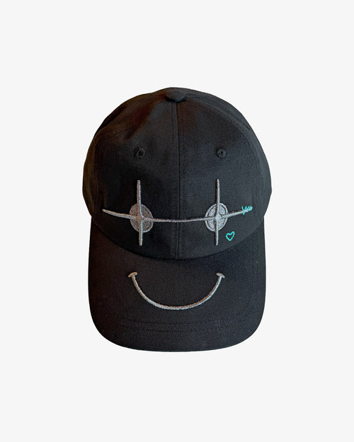 Laser Eye Cap - Black / Silver